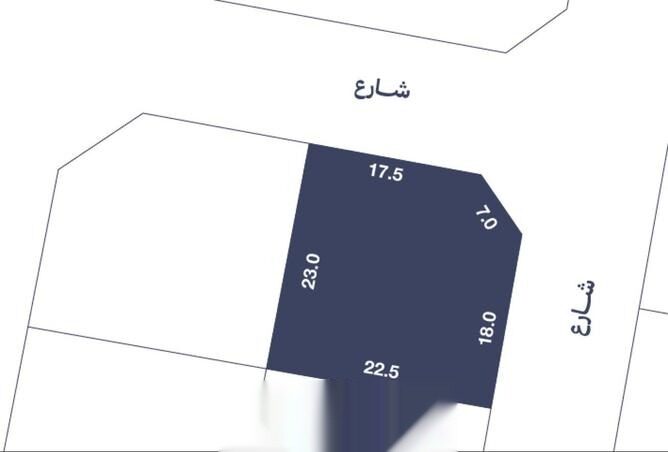 أرض سكنية زاوية للبيع في جو – 505 متر مربع