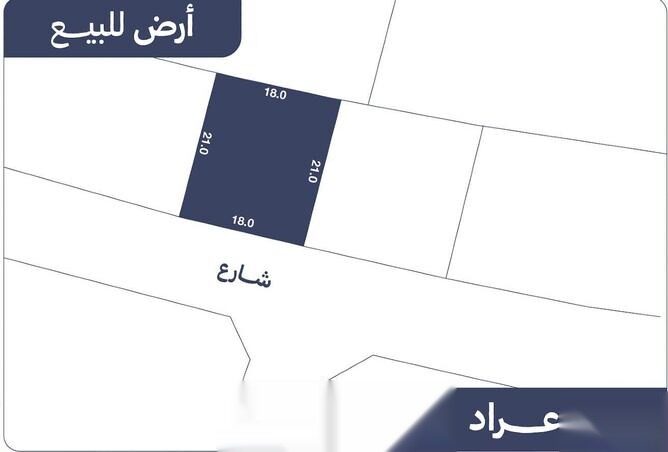 أرض سكنية للبيع في عراد، المحافظة الشمالية