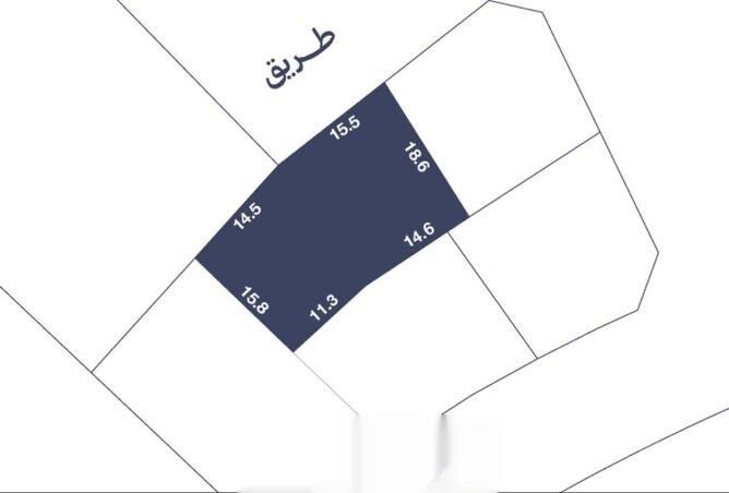 أرض سكنية للبيع في عسكر مساحة 486 متر مربع