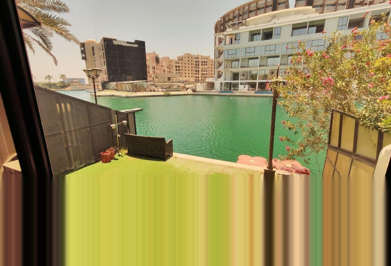 فيلا مفروشة بالكامل بغرفتي نوم وحديقة خاصة في جزر أمواج