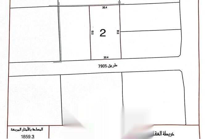 أرض للبيع بتصنيف حدائقي سكني في جنابية