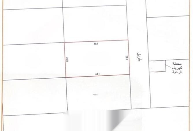 أرض سكنية للبيع بتصنيف حدائقي في الجنبية