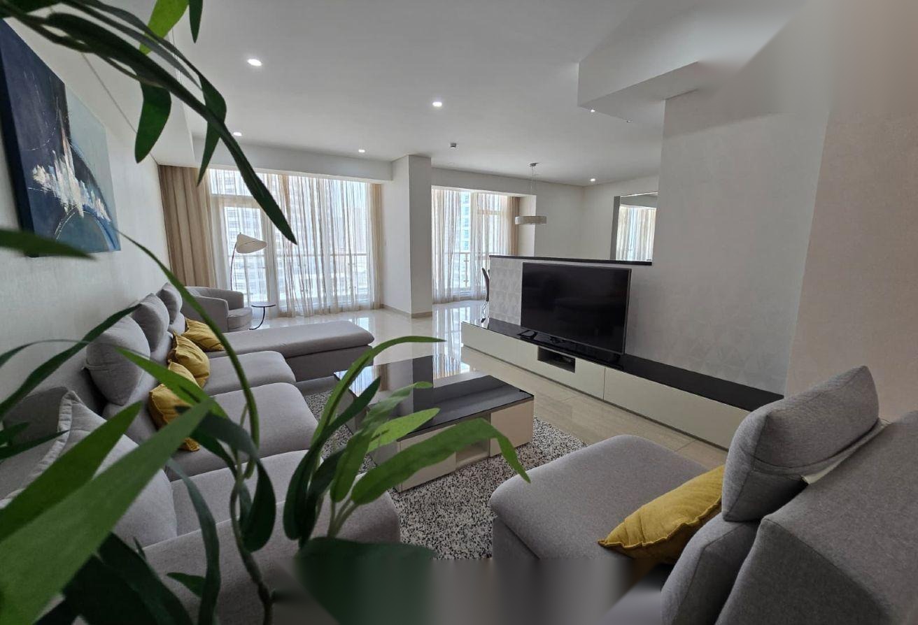 Fully Furnished 2BR + Maid Room Apartment in Amwaj Islands