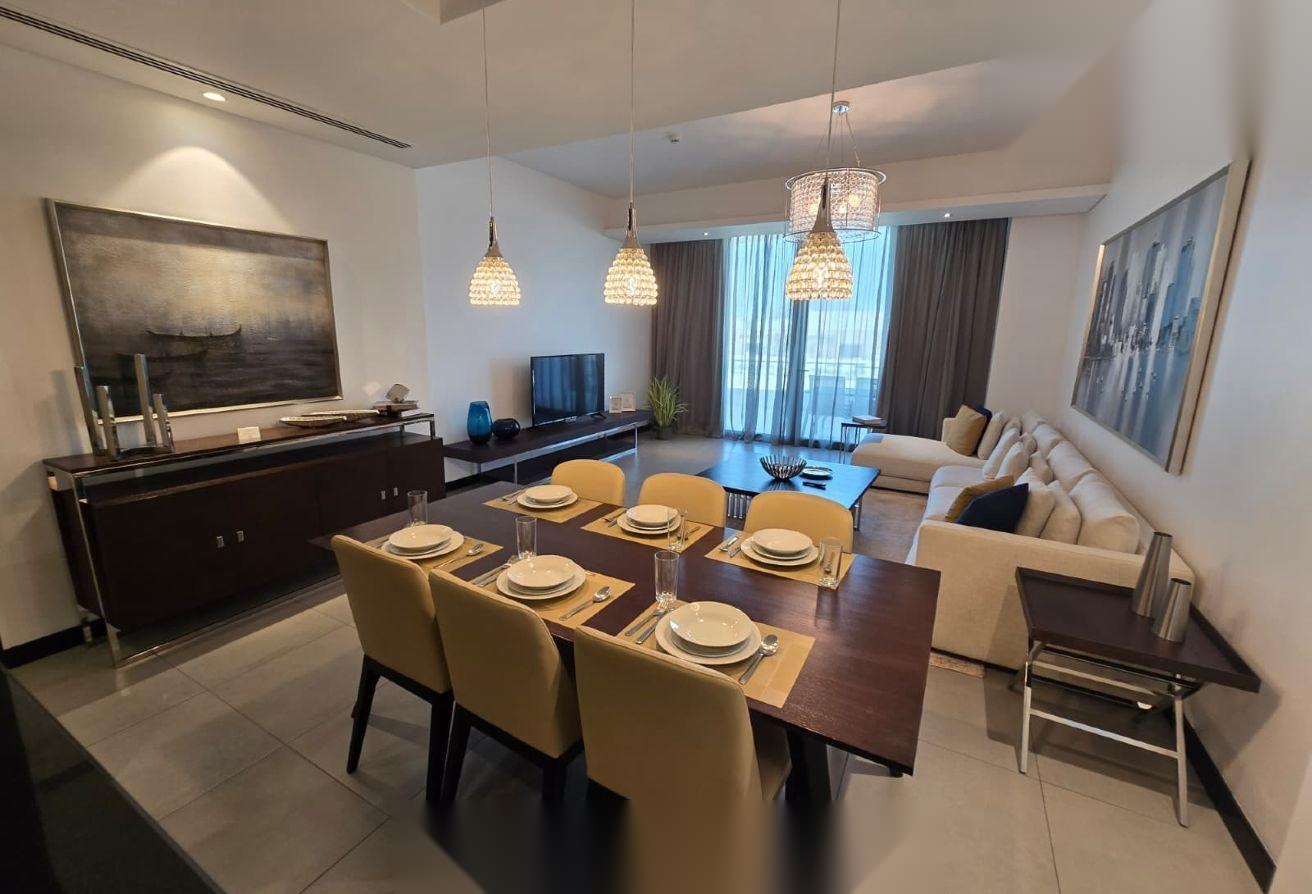Fully Furnished 1-Bedroom Apartment with Large Terrace, Amwaj Islands