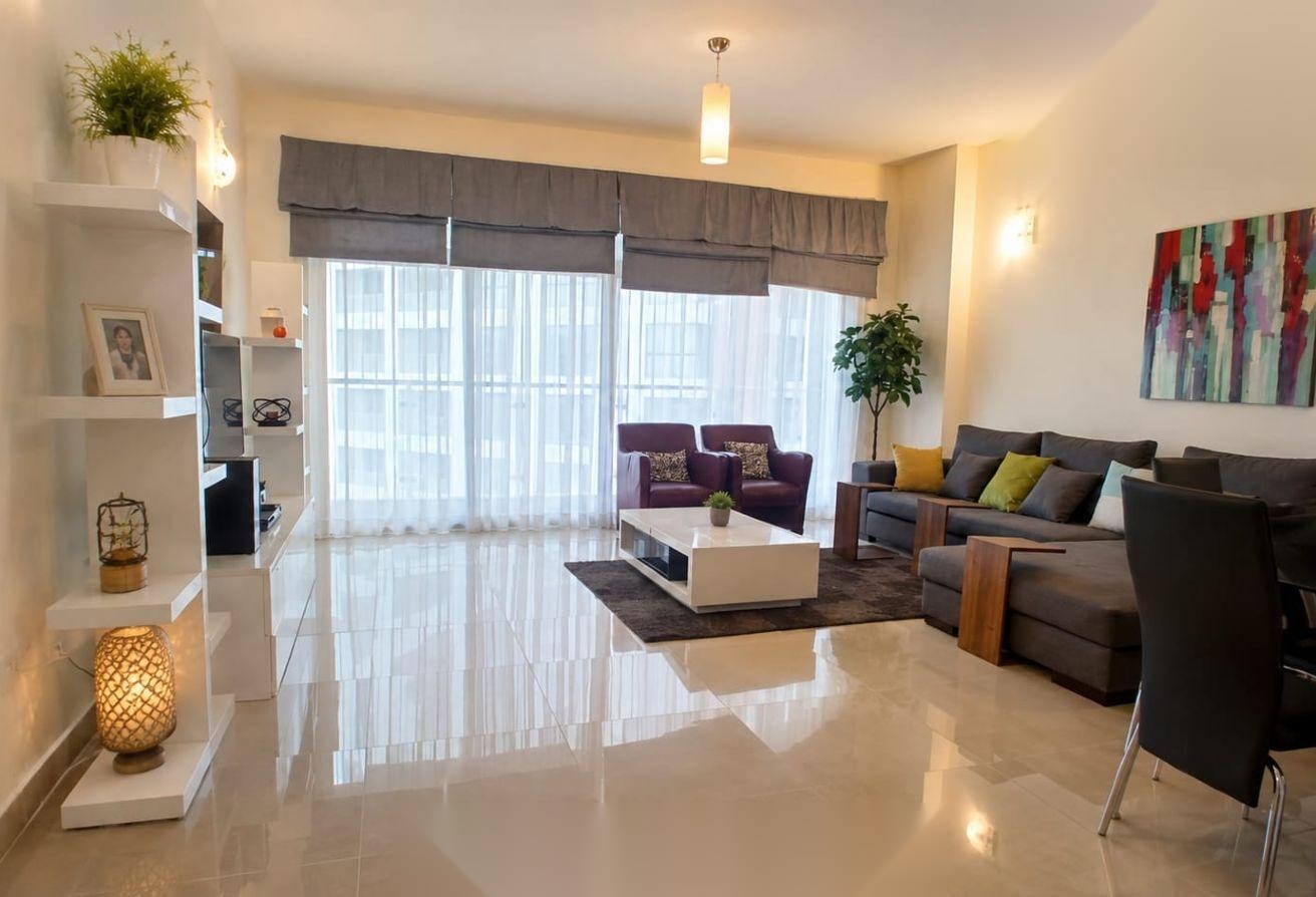 Fully Furnished 2-Bedroom Apartment with Balconies in Amwaj Islands