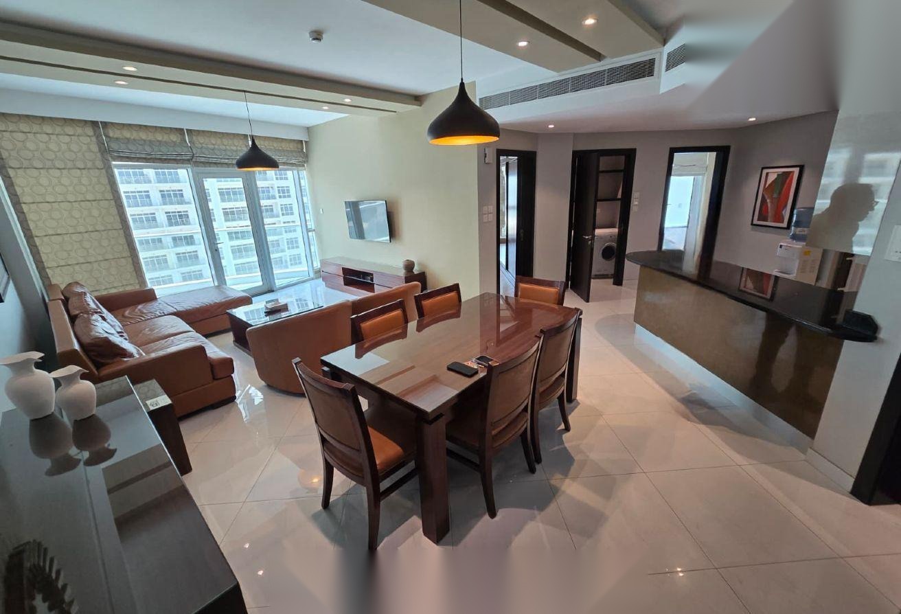 Fully Furnished 2-Bedroom Apartment with Balcony in Amwaj Lagoon