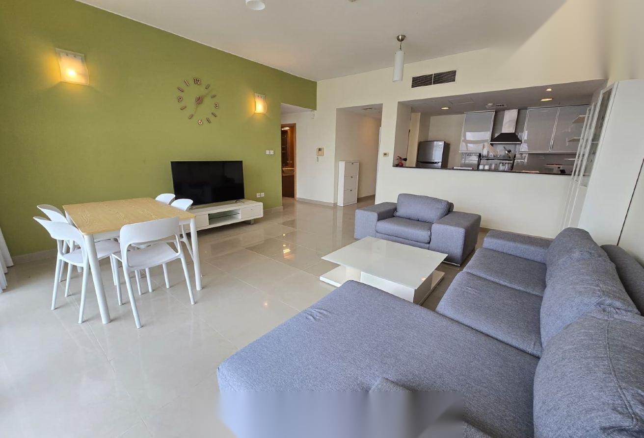 Fully Furnished 2 Master Bedroom Apartment with 2 Balconies, Amwaj