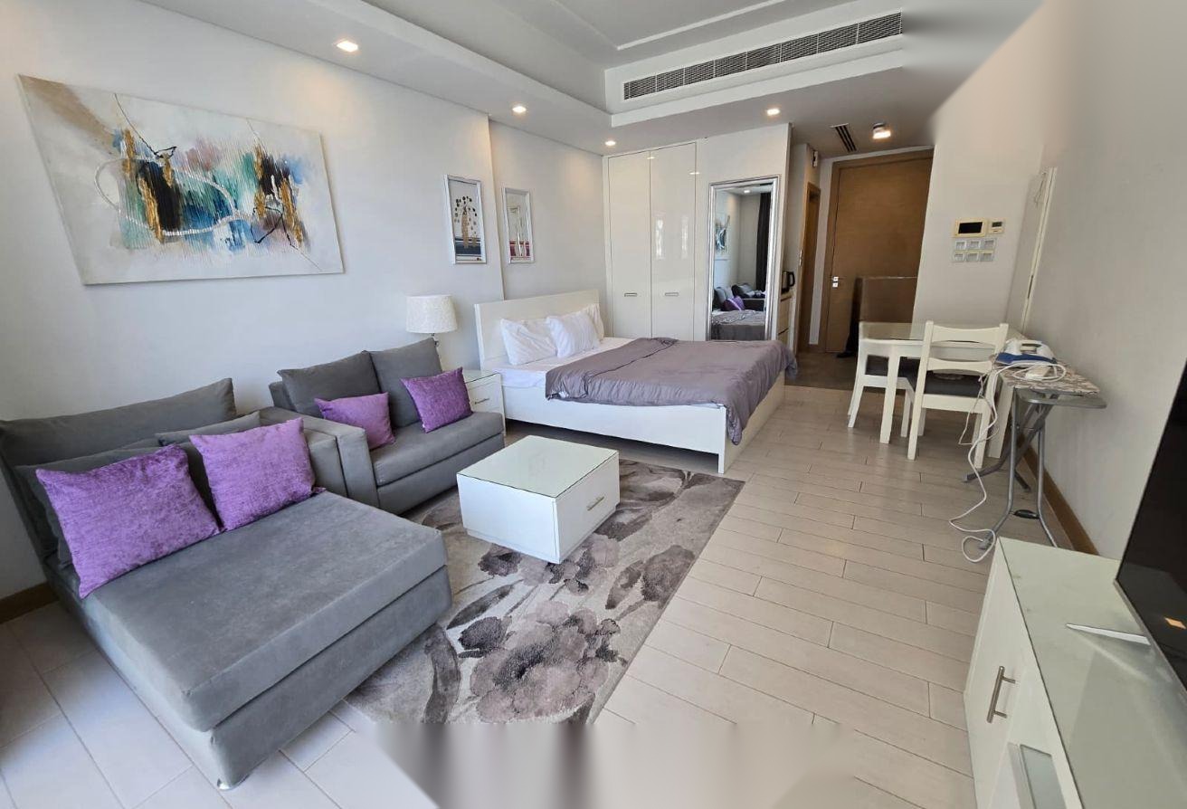 Fully Furnished Studio Apartment with Balcony in Juffair
