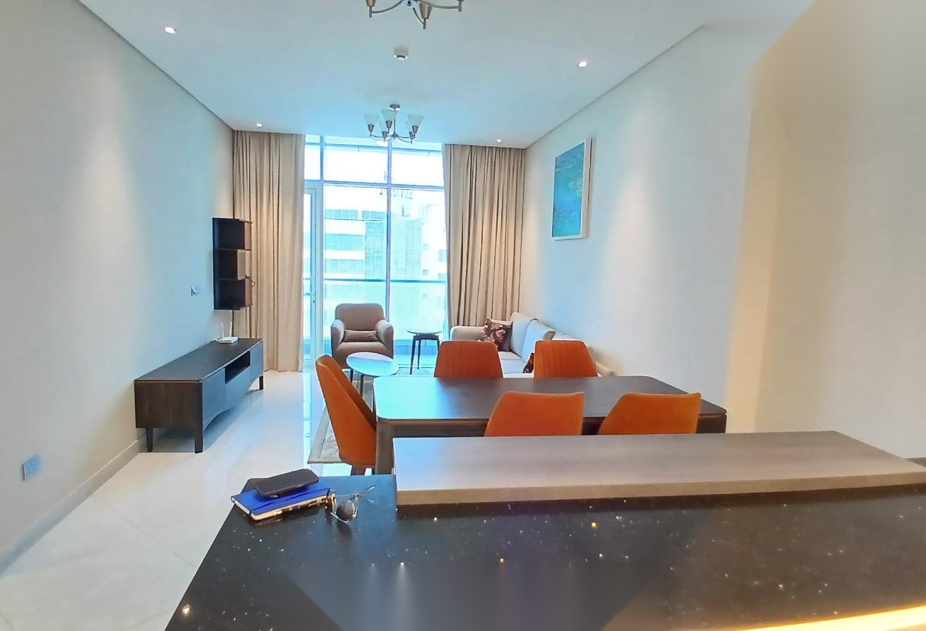 Fully Furnished 2-Bedroom Apartment with Sea View in Juffair