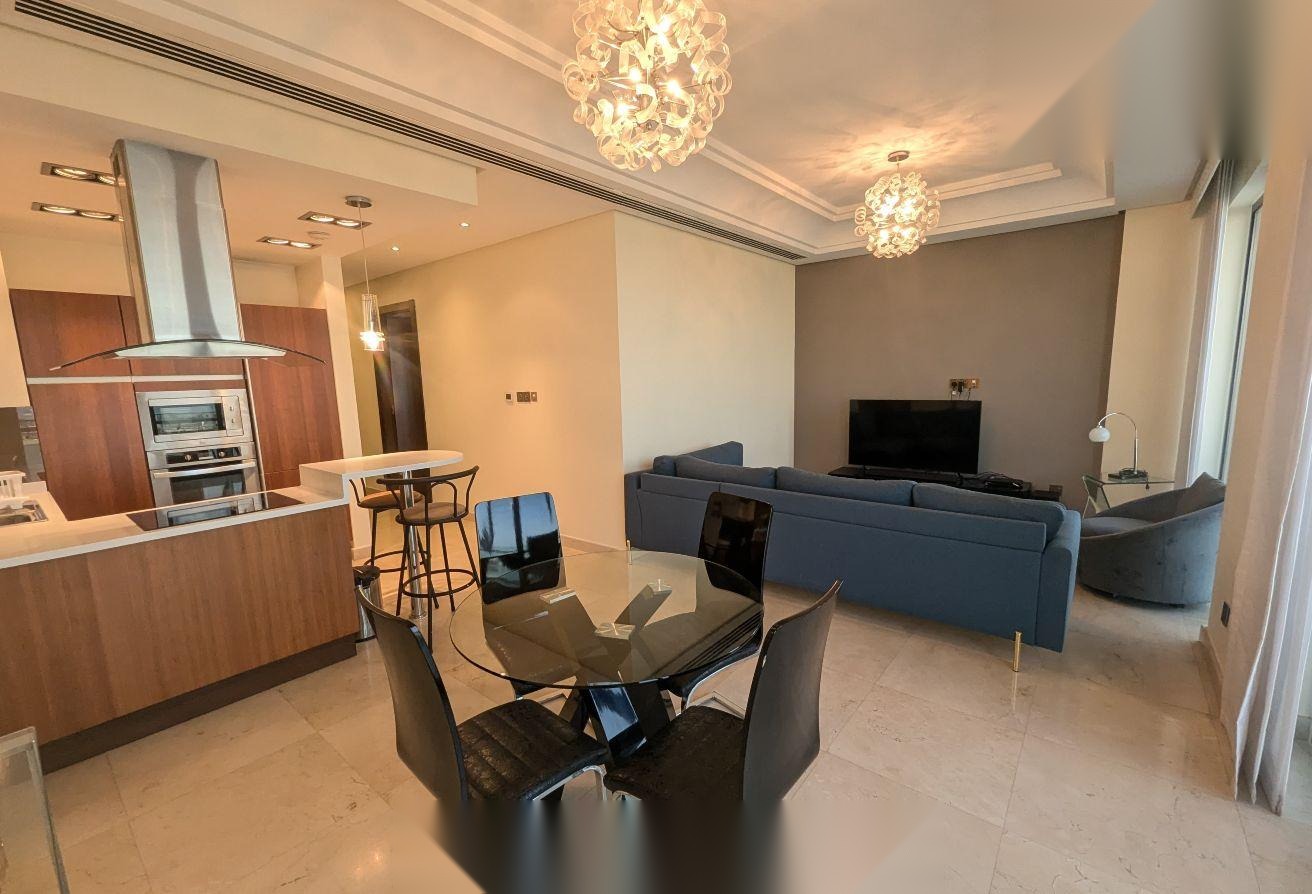 Fully Furnished 1-Bedroom Apartment with Beach View, Seef