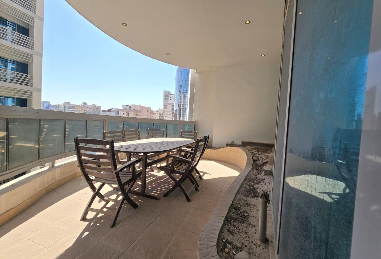 Sea View Penthouse 2BHK Terrace Laundry Room