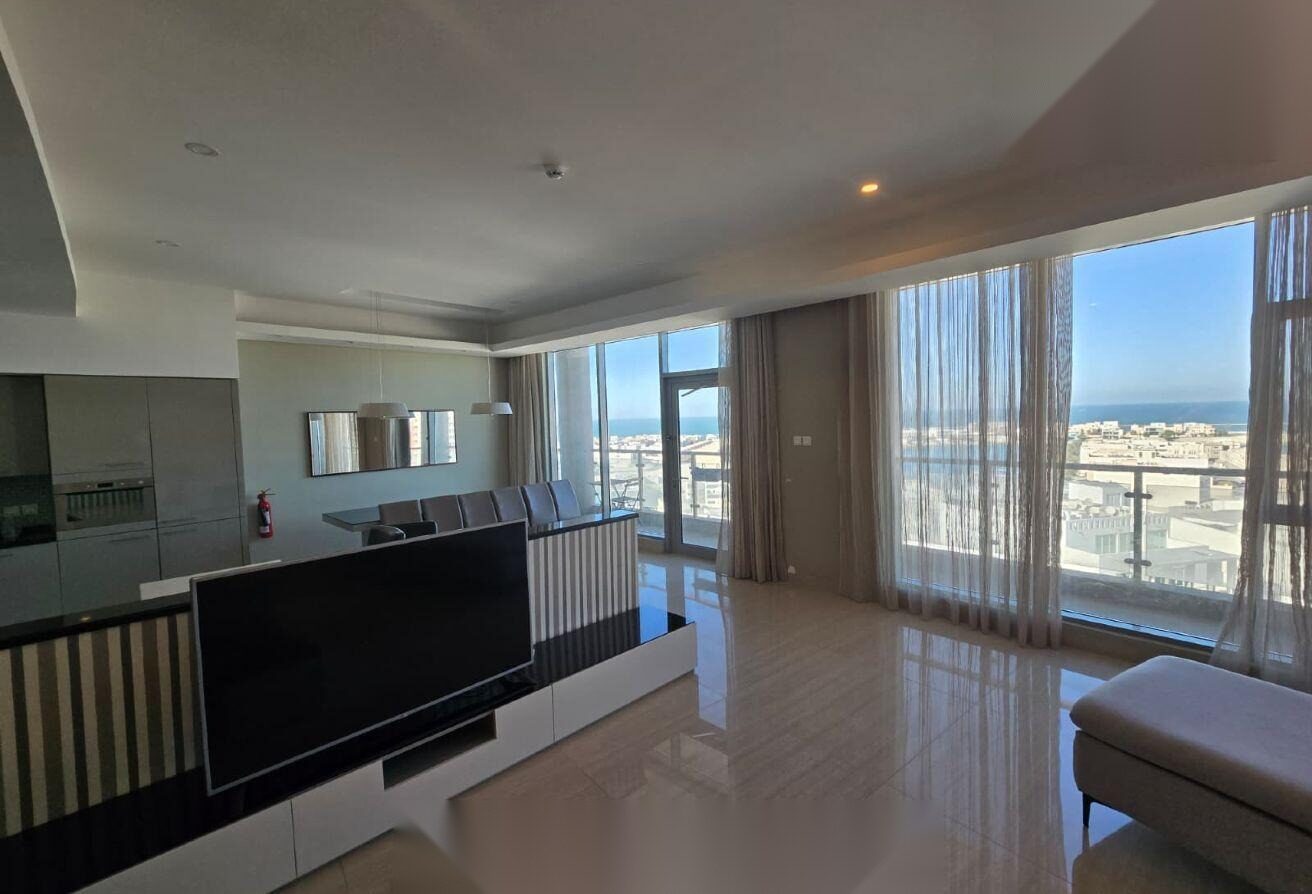 Fully Furnished 3-Bedroom Apartment with Private Terrace in Amwaj