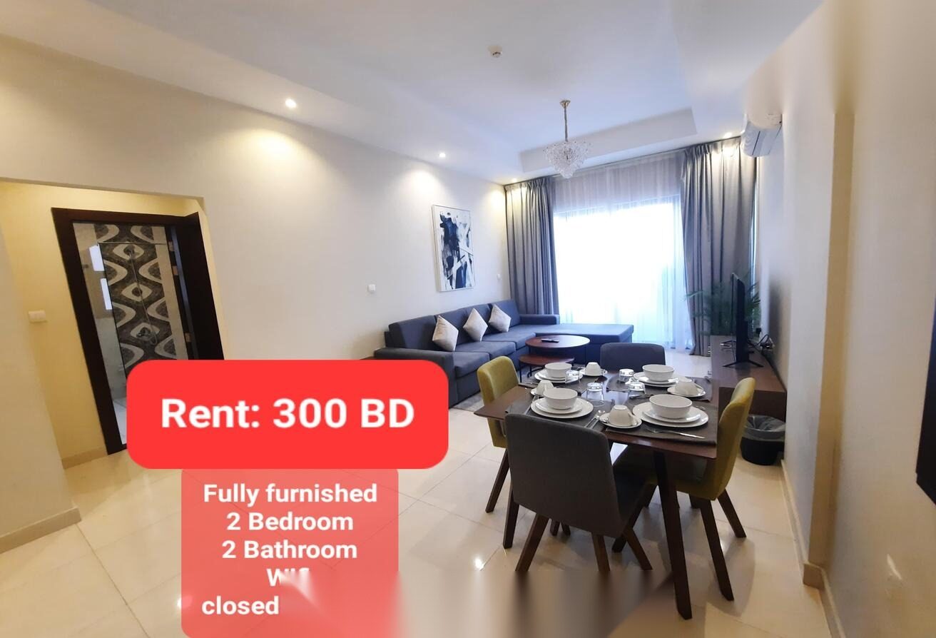 Semi-Furnished 2-Bedroom Apartment for Rent in Hidd