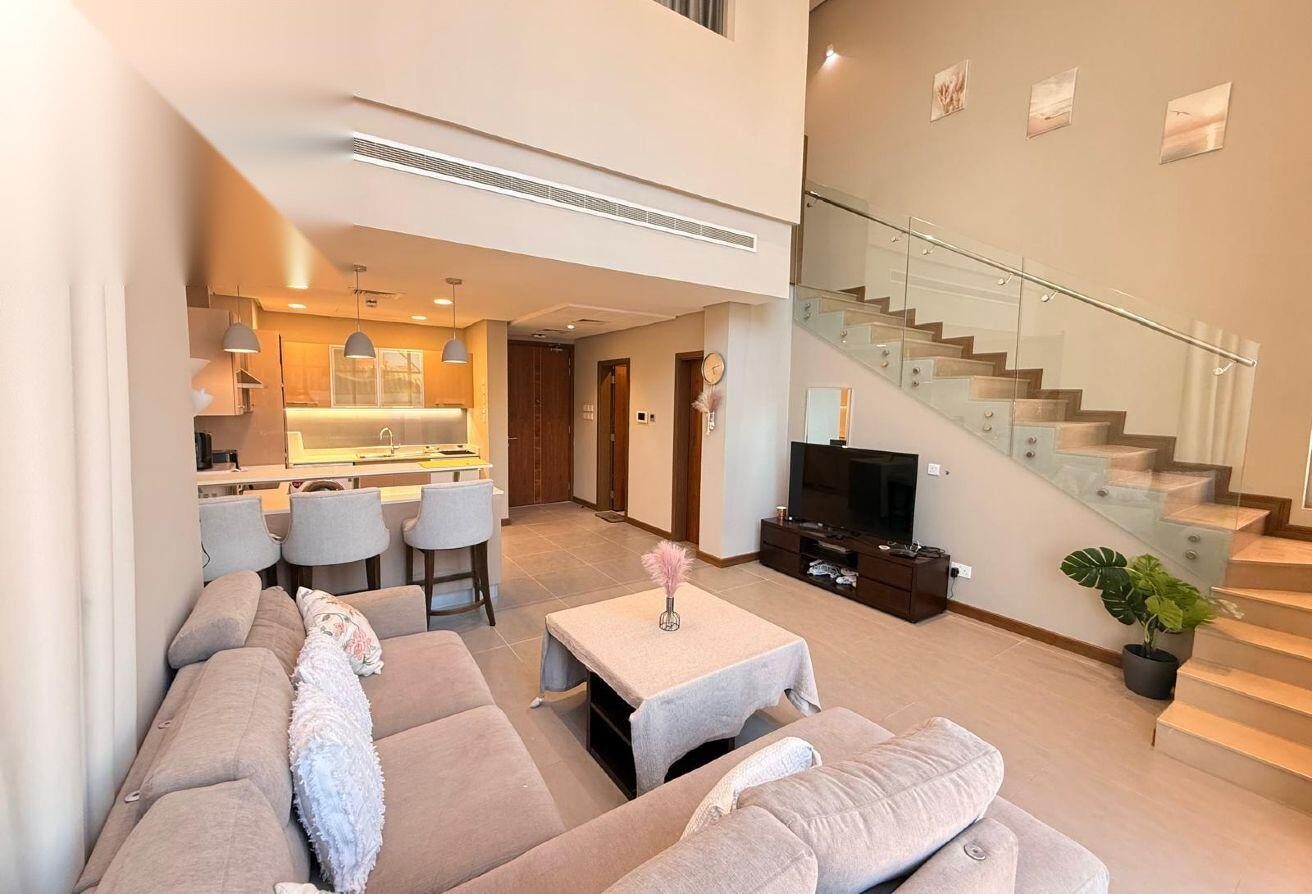 Fully Furnished 1-Bedroom Duplex Apartment in Seef