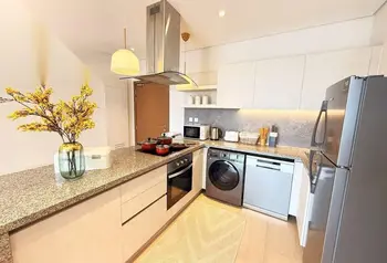 Fully Furnished 1-Bedroom Apartment with Sea View in Seef