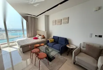Fully Furnished Studio with Balcony in Water Garden City