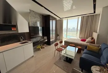Fully Furnished Studio with Balcony in Water Garden City
