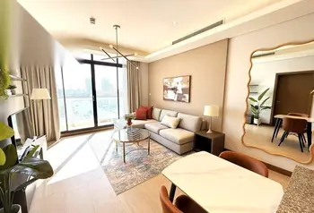 Fully Furnished 1-Bedroom Apartment with Sea View in Seef