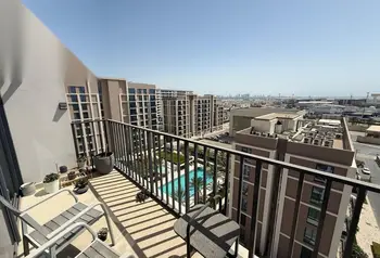 Furnished 2-Bedroom Apartment with Pool View in Marassi Boulevard