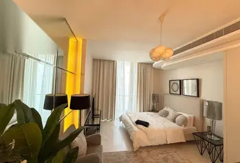 Fully Furnished Studio with Sea Views in Bahrain Bay