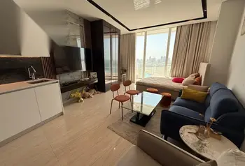Fully Furnished Studio with Balcony in Water Garden City