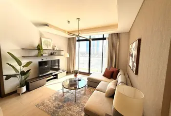 Fully Furnished 1-Bedroom Apartment with Sea View in Seef