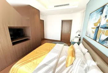 Fully Furnished 1-Bedroom Apartment with Sea View in Seef
